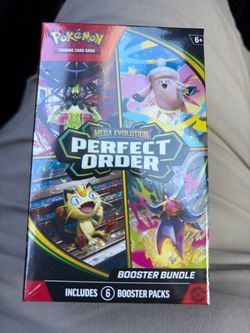 Pokémon Mega Evolution Perfect Order Booster 6pk Bundle