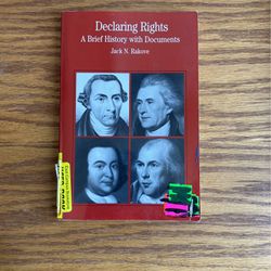 Declaring Rights Book