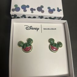 New Mickey Mouse Watermelon Earrings 