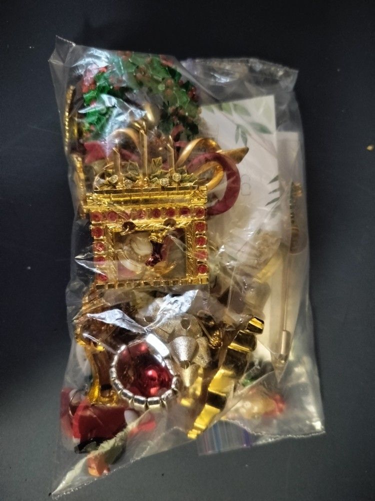 Lot Of Holiday Costume Jewelry