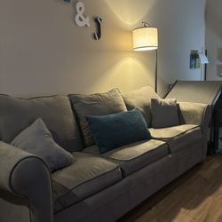 Cindy Crawford Bellingham Sleeper Sofa | Grey Couch