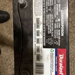 Duralast battery 35DL NEW