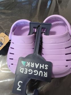 Rugged Shark baby clogs