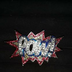 Iced Out Bling POW Ring