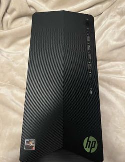HP Pavilion Black Mid Tower MicroATX PC Case w/ Front USB-C USB 3.0 Audio