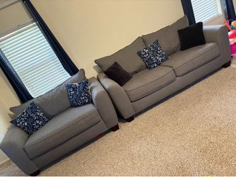 2 couches and a love seat