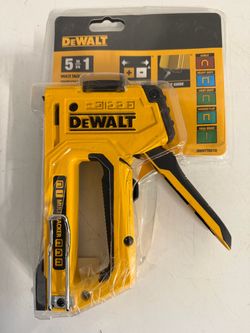 DEWALT 5-in-1 Multi-Tacker Stapler & Brad Nailer (DWHTTR510) - Open Box