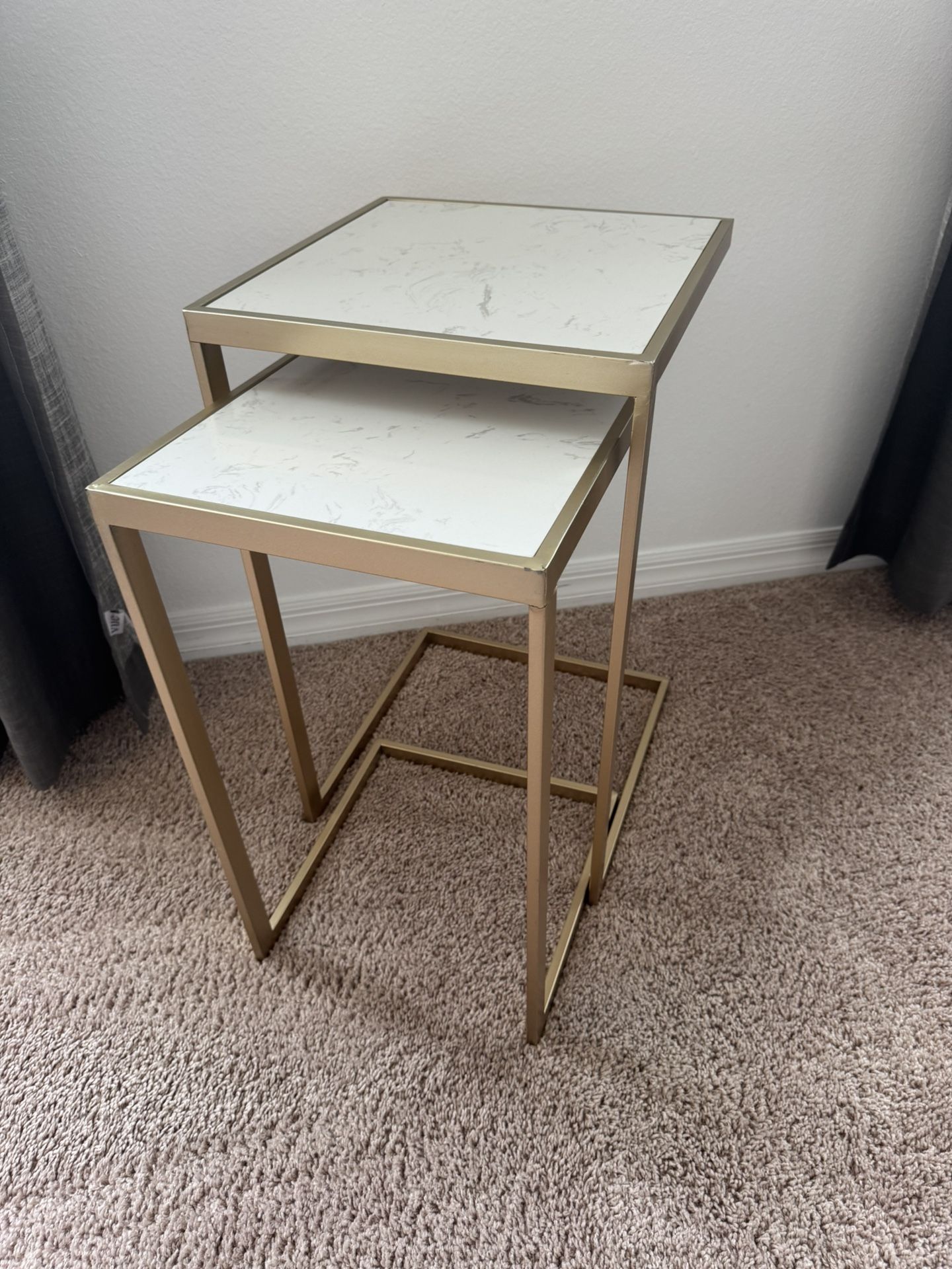 Pair Nesting Decor Tables - Model Home Furniture