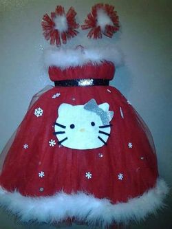 Hello kitty christmas tutu!