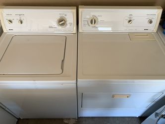 Kenmore washer and dryer