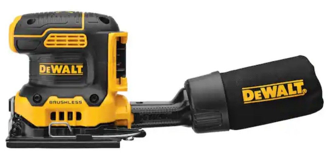 New DeWalt DCW200B 20V Cordless 1/4 Sheet Variable Speed Sander (Tool Only)