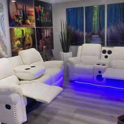 Recliner Sofa And Loveseat 