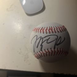 Autographed Michael Jordan Baseball