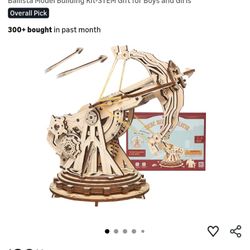 ROKR DIY Wooden Catapult Puzzle 