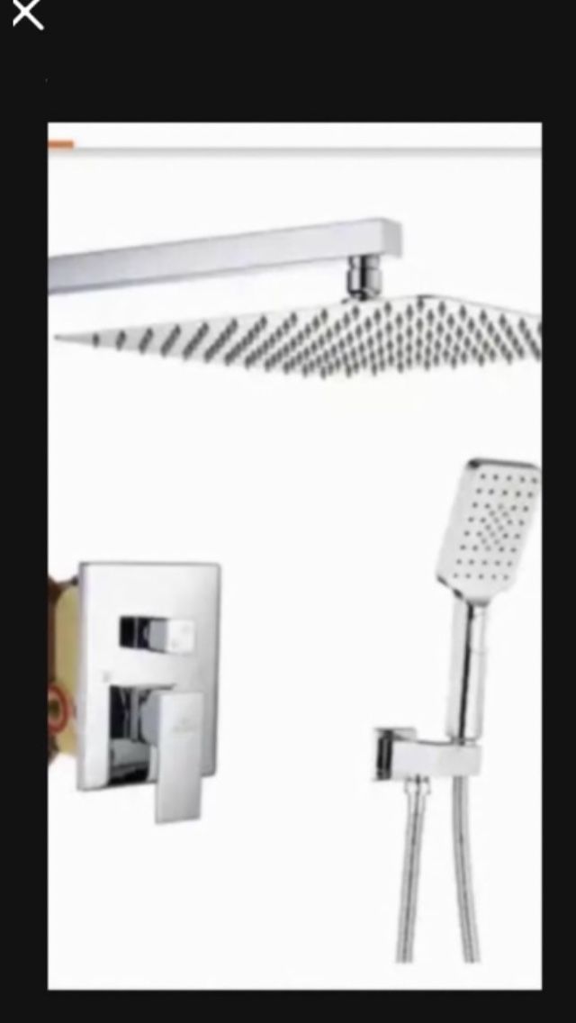 3-Spray Pattern 10 in. Wall Mount Shower System Shower Head and Functional Handheld, Brushed Nickel (Valve Included)