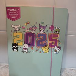 Hello Kitty And Friends 2025 Monthly Planner 