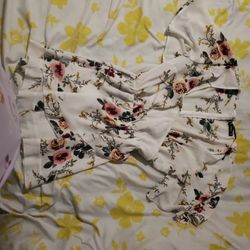 Floral Blause Size M 
