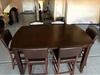 Dining table dark brown