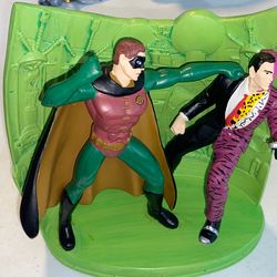 Batman Forever Robin vs Two Face Statue Ceramic Figure