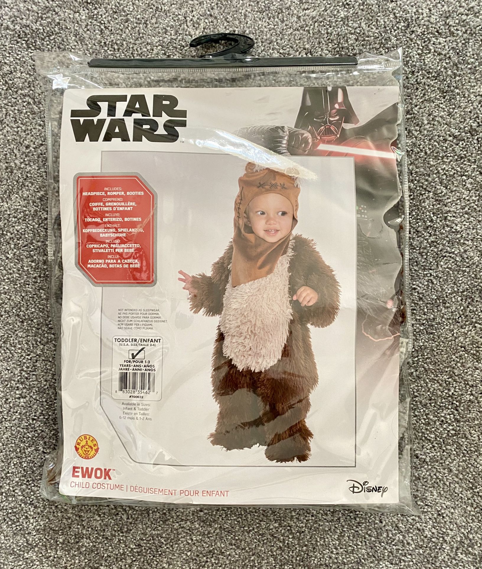 Toddler Star Wars Deluxe Ewok Costume - Size 1-2 years