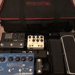 ‼️Guitar Effects Pedal‼️Helix, Pedalboard, Overdrive, Volume Pedal, Wah Pedal, Cables and Switch