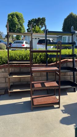 Ladder shelving all 3