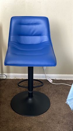 Blue vanity/salon chair