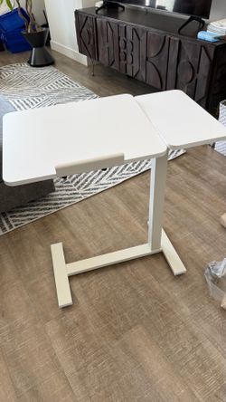 Pneumatic Height Adjustable Side Table