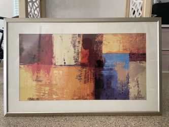 Solid Metal Frame Abstract Art Hanging