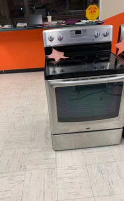 Maytag glass too stove