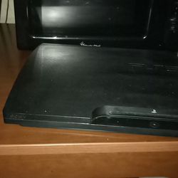 Black PS3 With Games No Controller Tho