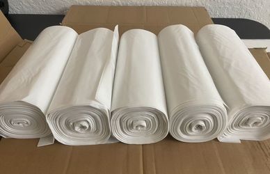 White 1.5 Mil 45 Gallon CAN LINERS