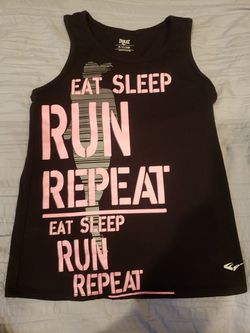 Girls Small 7/8 Everlast Black Tank