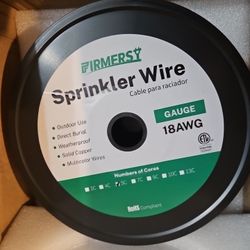 FIRMERST 18/5 Solid Sprinkler Wire for up to 4 Valves System 150 Feet