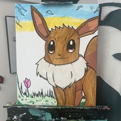 Pokémon Eevee Canvas Art 