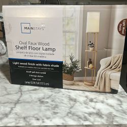 Mainstays Stood Shelf Floor Lamp