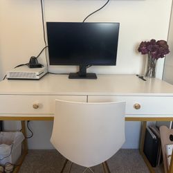 SUPERJARE Vanity Desk and Chair