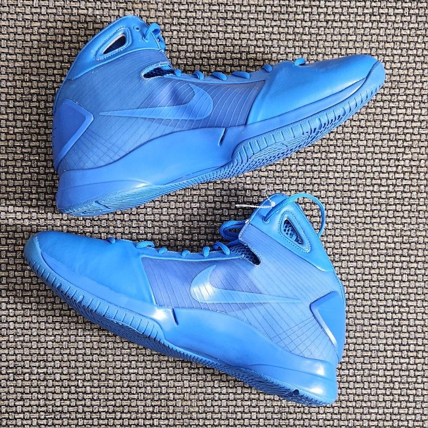 Rare Nike Hyperdunk '08 Photo Blue Basketball Shoes Size 17 Vintage