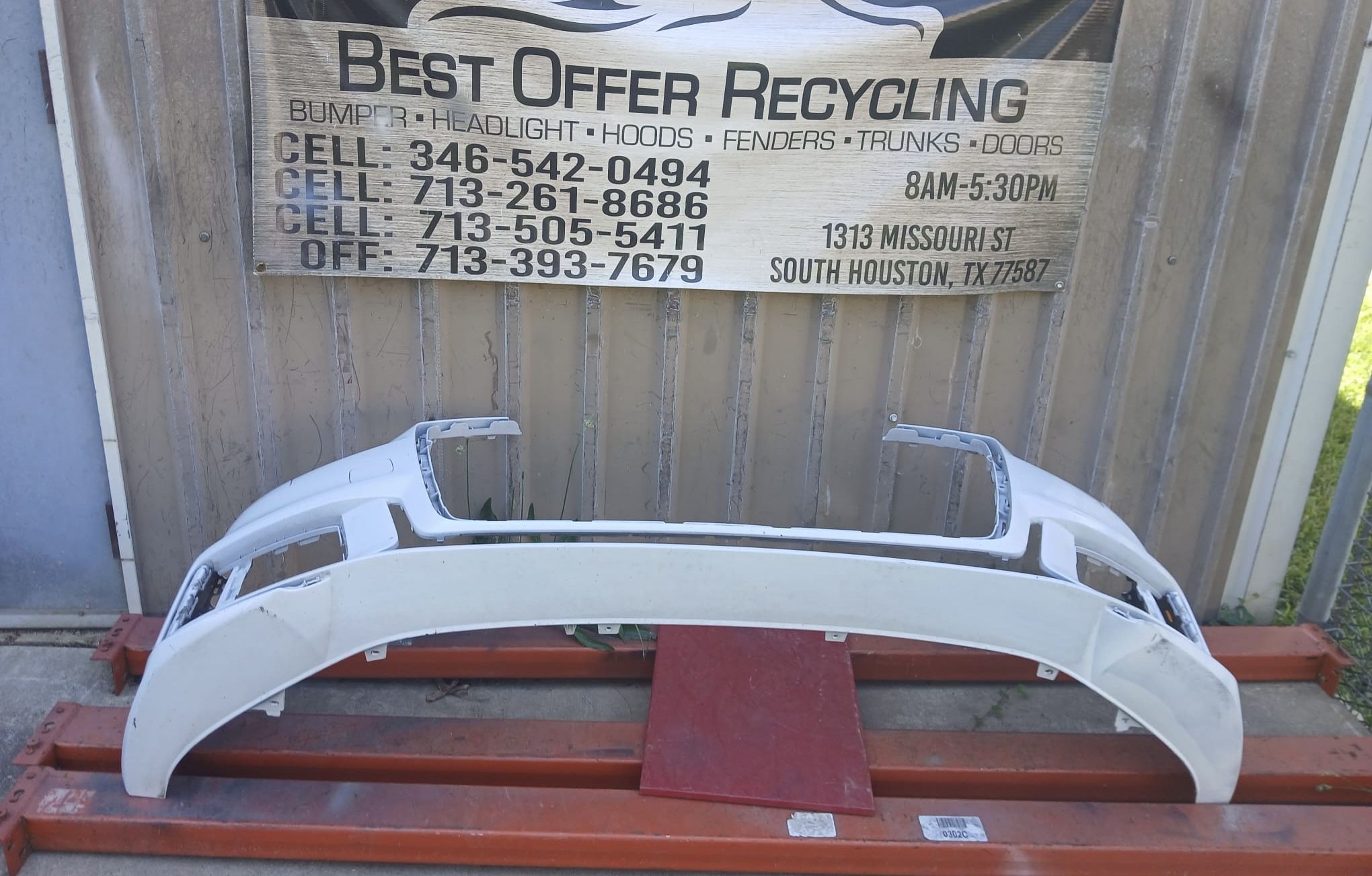 2019-2021 Audi A6 Front Bumper Used Oem