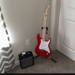 Amplifier And Guitar 