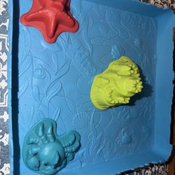 Kinetic Sand Tray And Molds