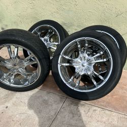 RIMS 305/40R22...6 LUGS FIT CHEVY SILVERADO YUKON TAHOE SUBURBAN NISSAN TITAN DENALLI NISSAN ARMADA TOYOTA TACOMA 