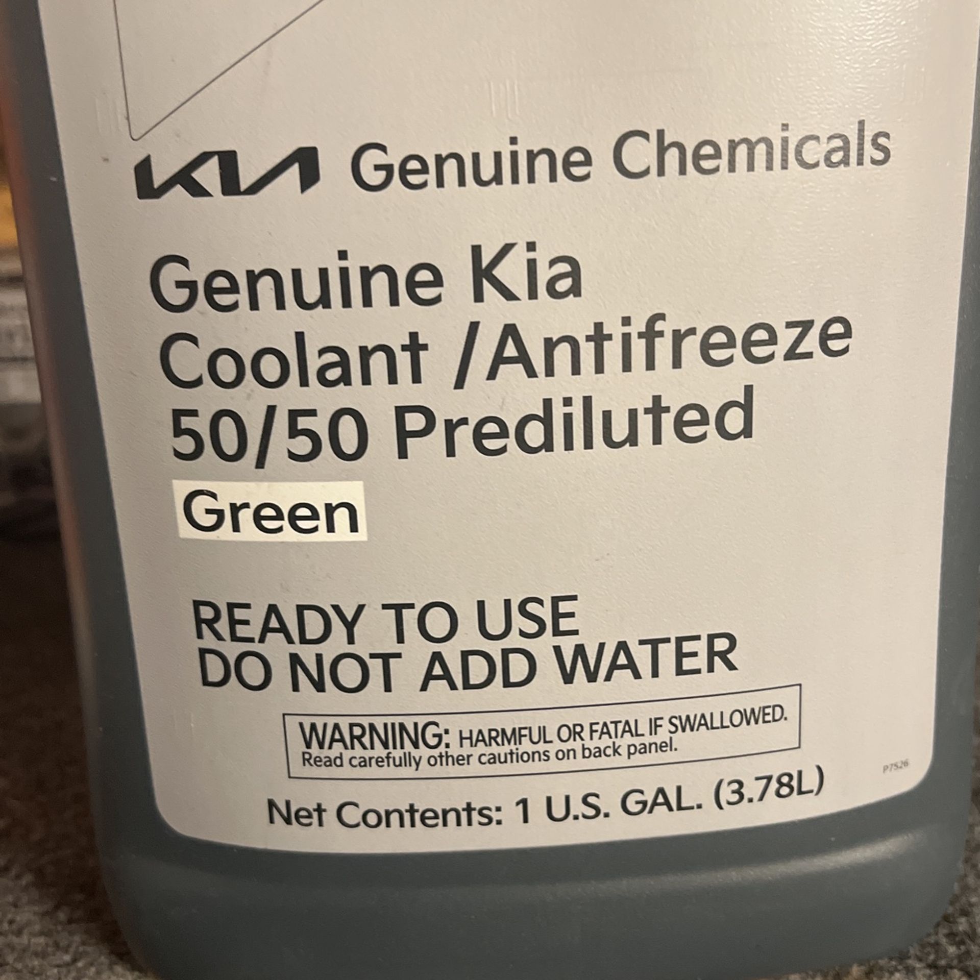 Coolant, Antifreeze Kia