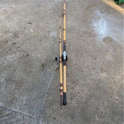 13’ Eagle Claw Fishing Rod Reel 