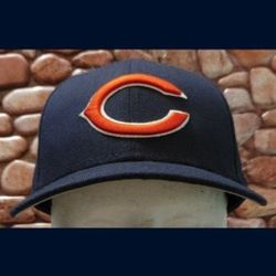 Chicago Bears Size 7 1/8 New Era 59FIFTY "NAVY BLUE PRIMARY LOGO" Hat (NW/OT) UNWORN! MINT CONDITION! Please Read Description.