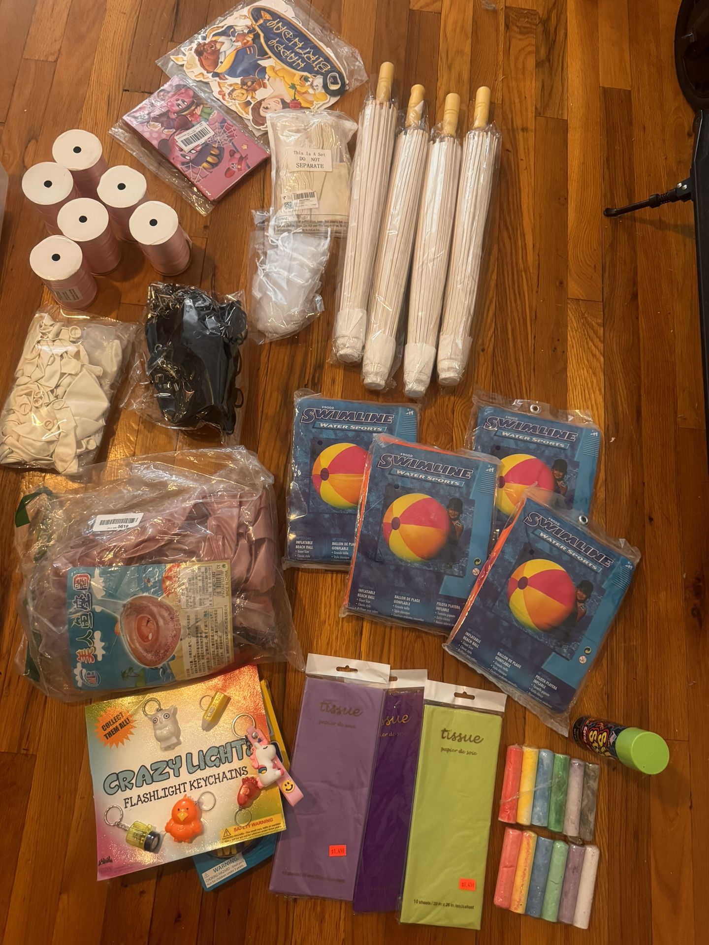 Box Of Party /craft Supplies