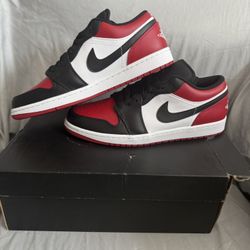 Jordan 1 Low Bred Toe 