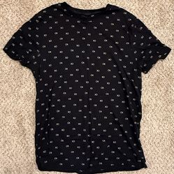 Calvin Klein All-Over CK Logo Tee (Black)