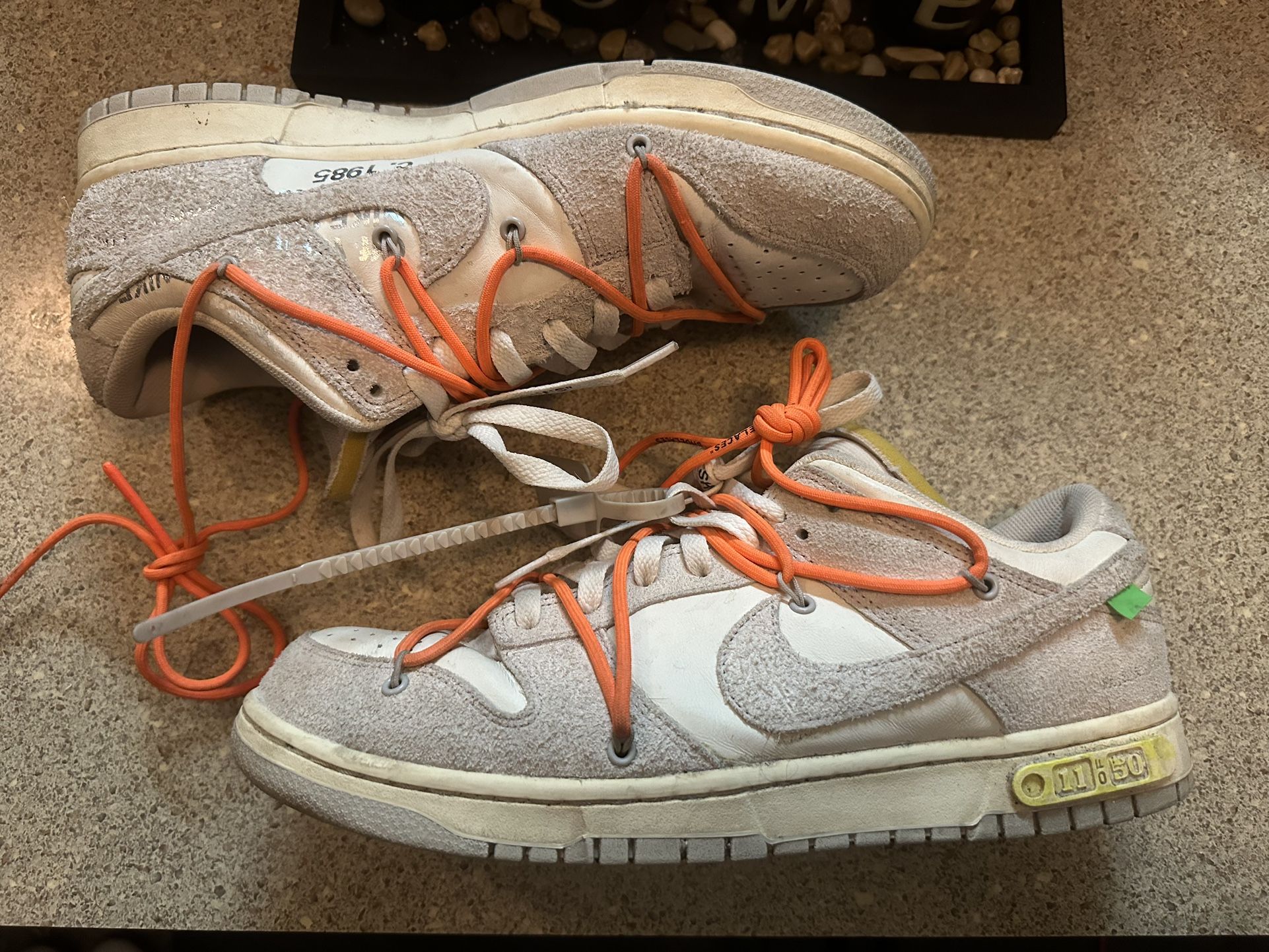 Off White Nike Lot Dunk 11 Size 12