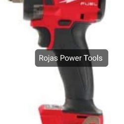 MILWAUKEE M18 FUEL GEN-2 18V LITHIUM-ION BRUSHLESS CORDLESS 3/8IN & 1/2IN COMPACT IMPACT WRENCH WITH FRICTION RING TOOL-ONLY 